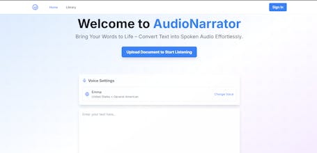 AudioNarrator gallery image