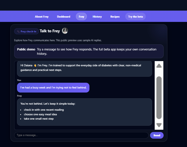 Frey- AI support for diabetes media 5
