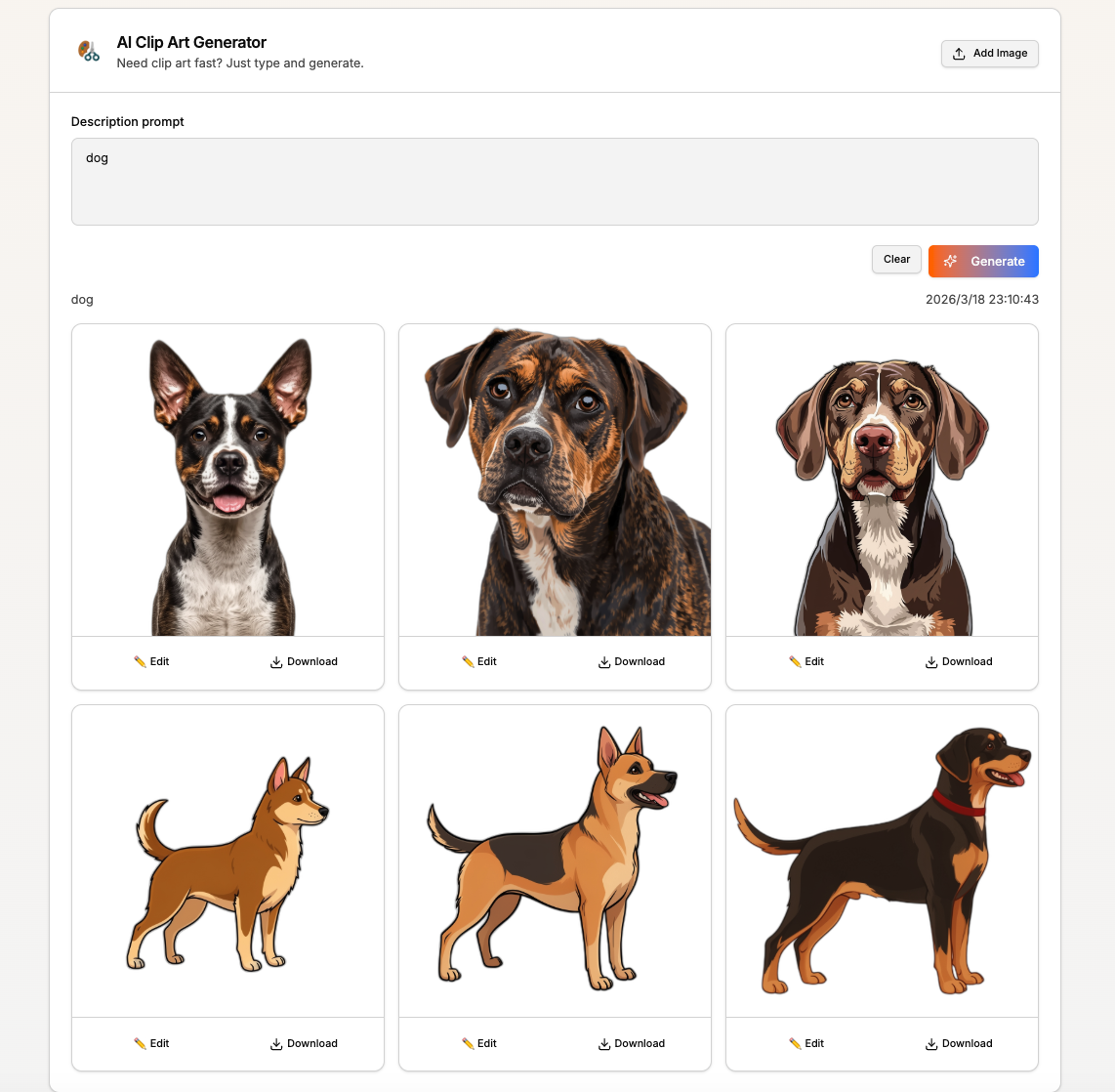 ClipArt AI gallery image