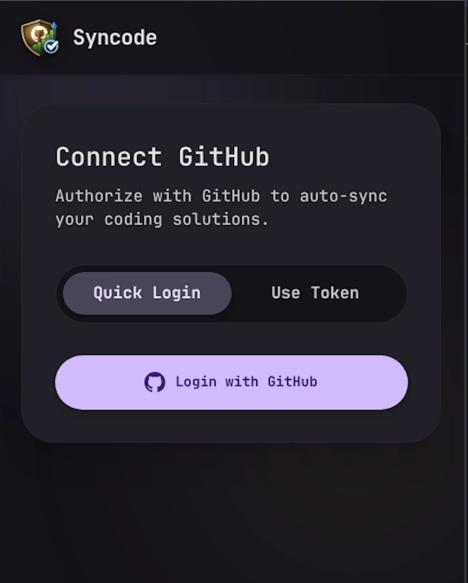 Syncode screenshot 1