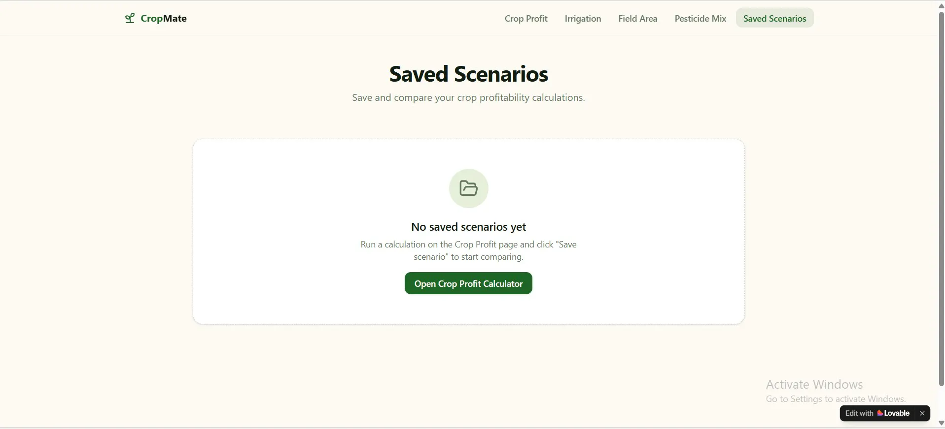CropMate — Crop Profit Calculator gallery image