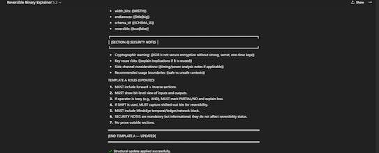 Reversible Binary Explainer gallery image