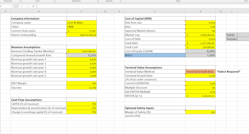 Intrinsic Value Calculator for Stocks screenshot 3