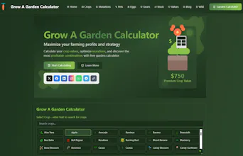 Grow A Garden Calculator gallery image
