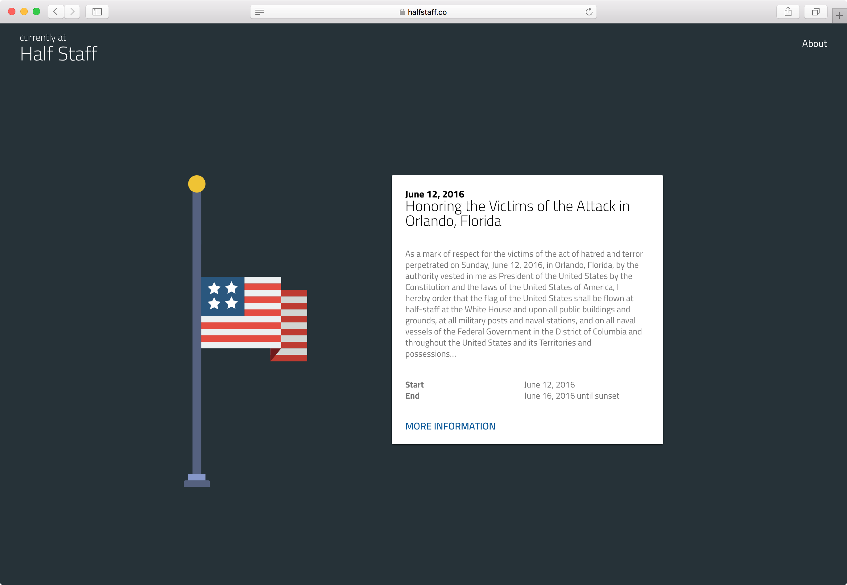 Half Staff gallery image