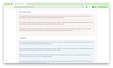 AI Mock System Design Interview gallery image