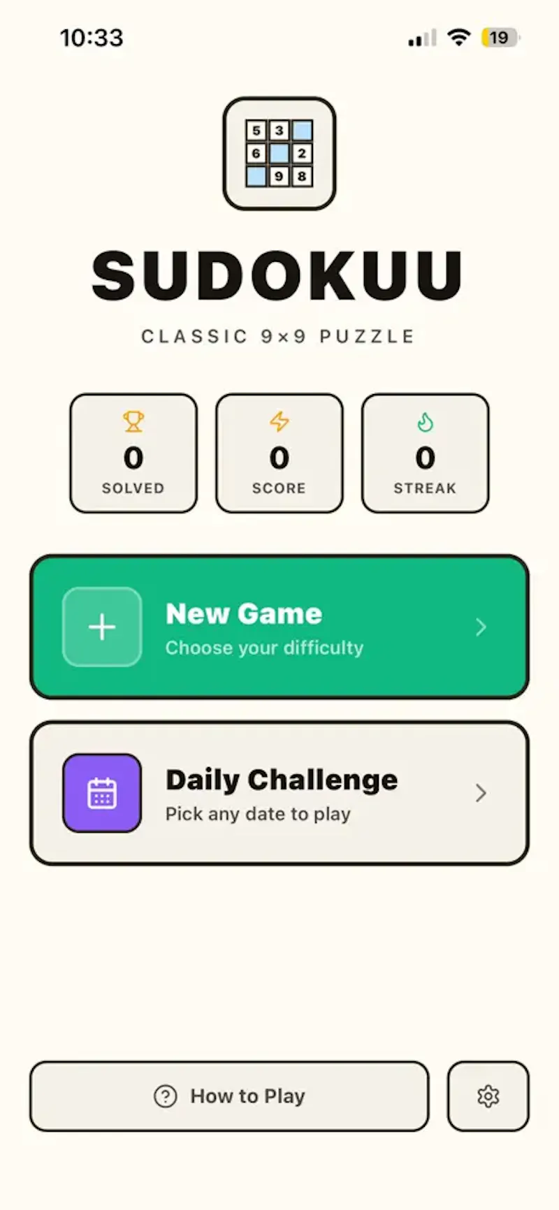 Sudokuu Puzzle Game screenshot 1