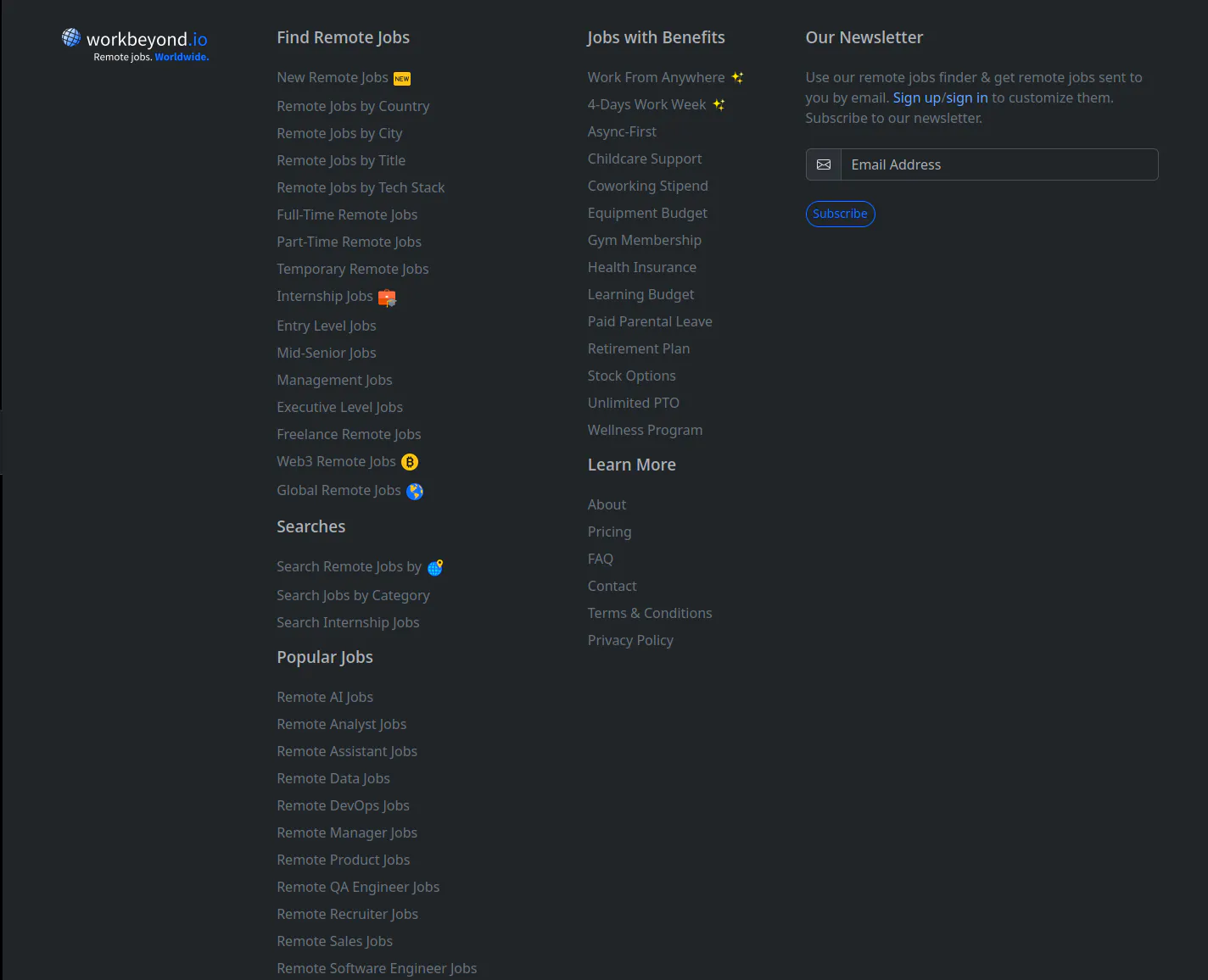 workbeyond.io - job search engine gallery image