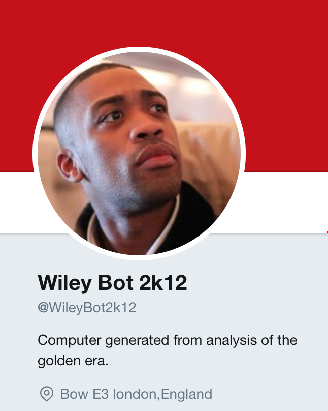 Wiley Bot 2k12