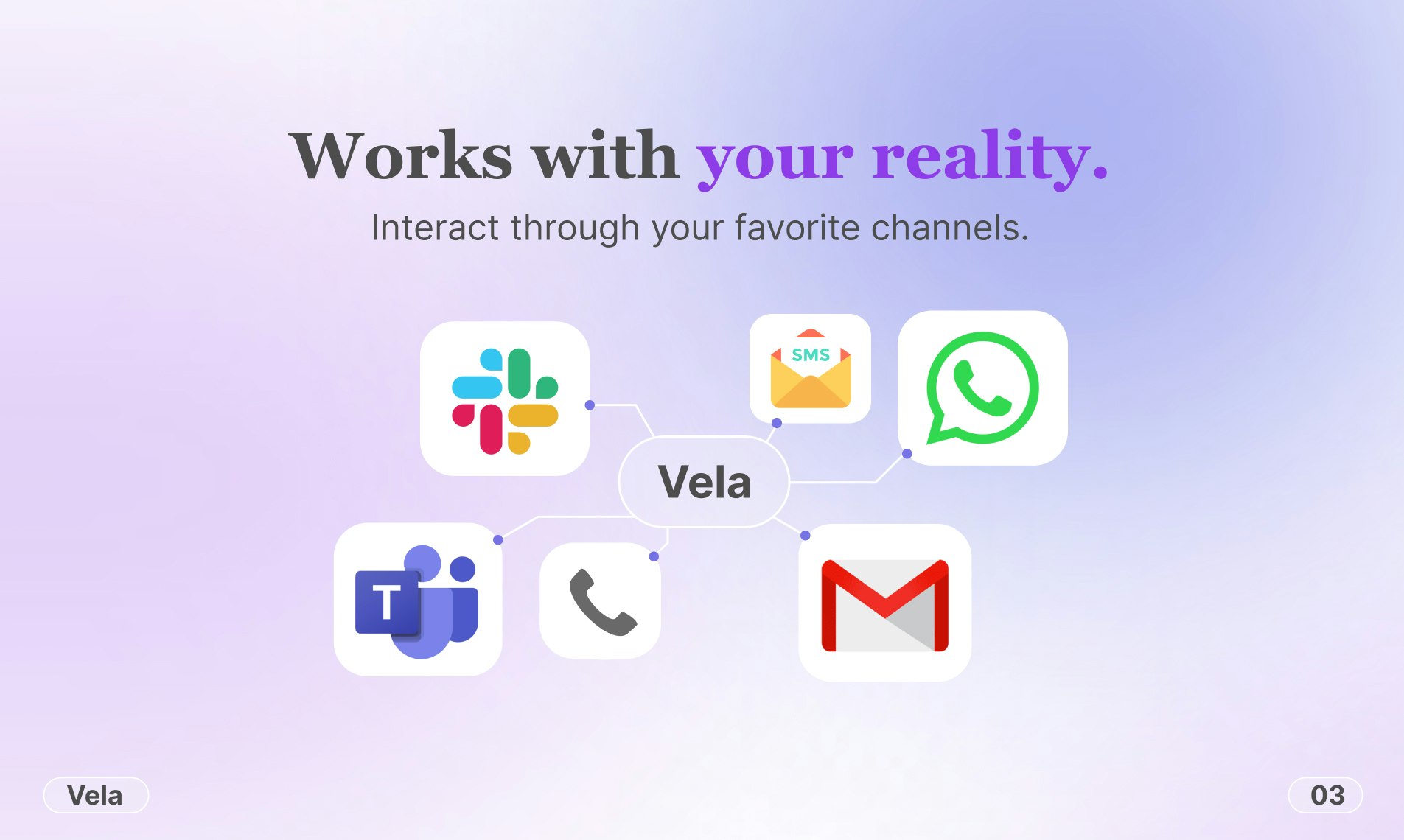 Vela - Screenshot 3 showing product features and functionality