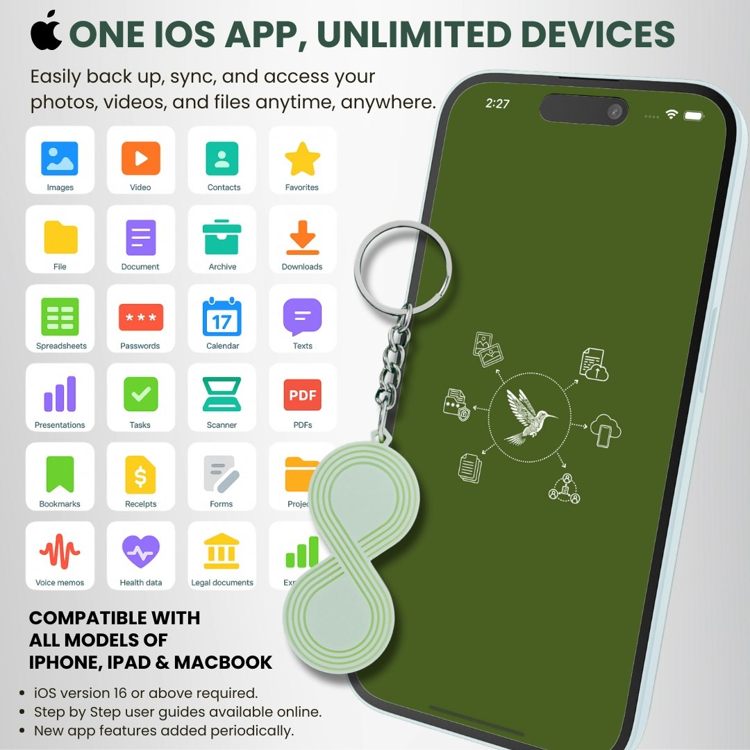 Talonoid Gewölbe - Sichere Cloud -Speicher und Backup für das iPhone Medien 2