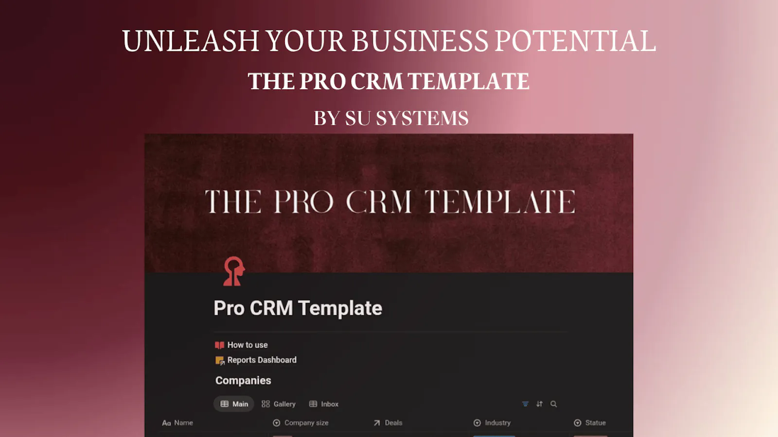 Notion CRM for Small agencies  screenshot 1