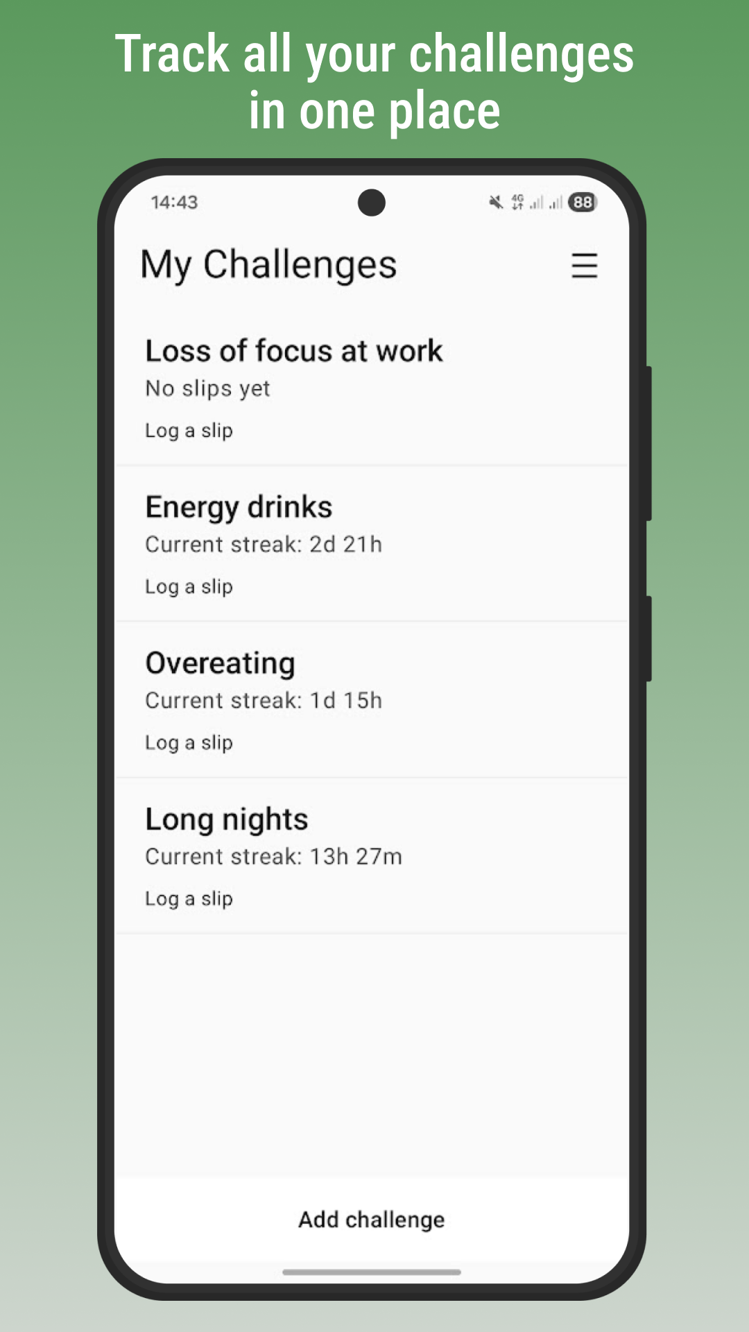 BreakFree - Screenshot 2 showing product features and functionality