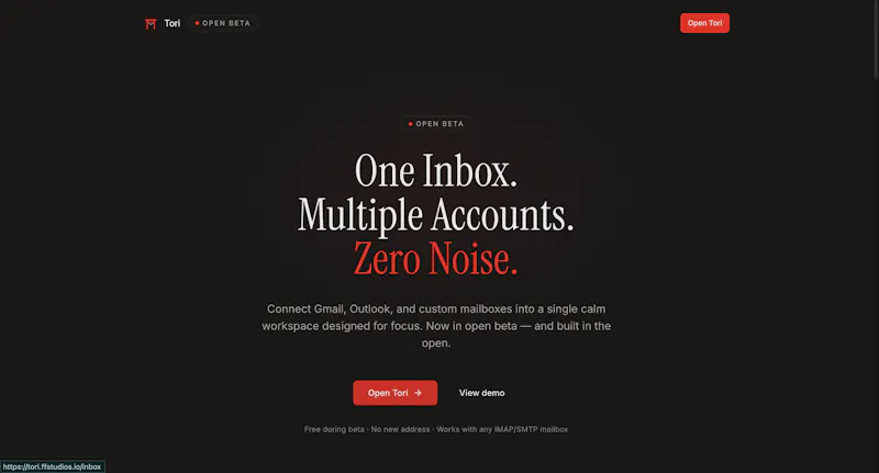 Tori: unified inbox and email management screenshot 1