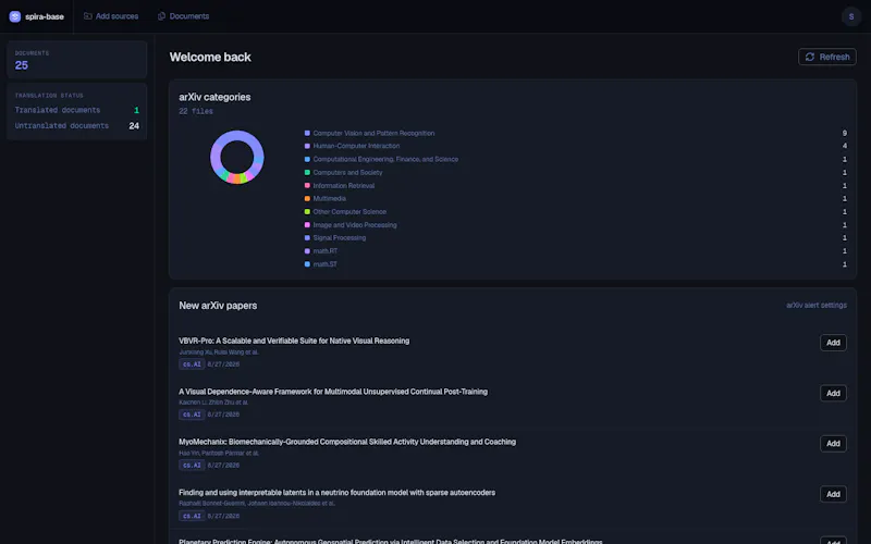 spira-base screenshot 1