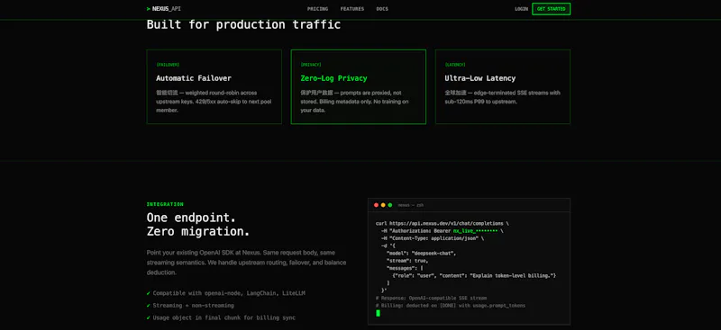Nexus API screenshot 2