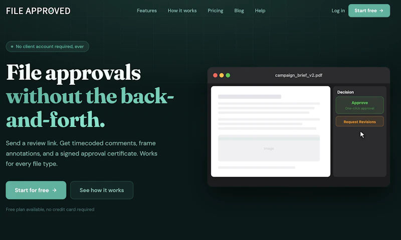 File Approved screenshot 2