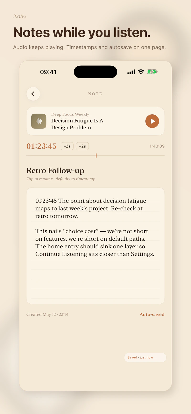 EarMemo screenshot 3