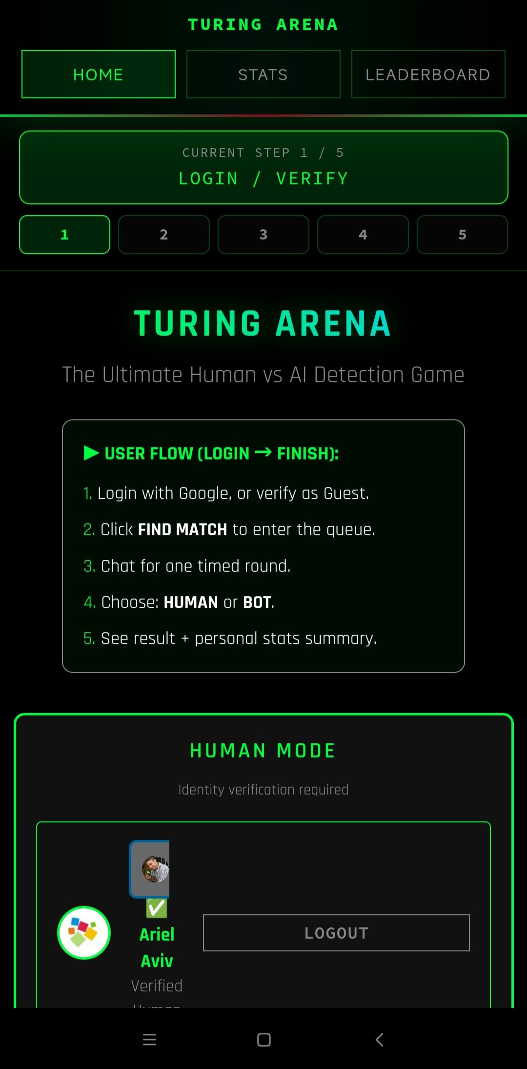 Turing Arena