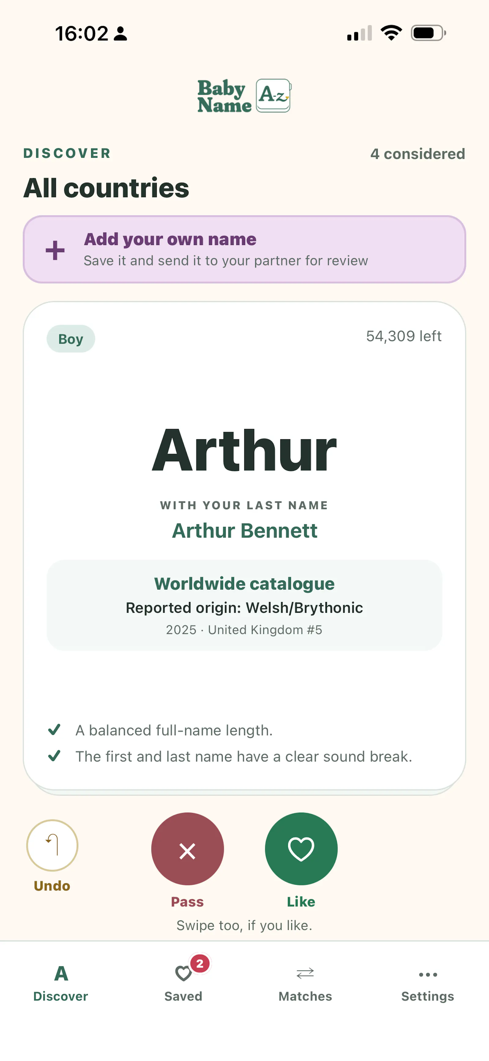 Baby Name A-Z screenshot 1