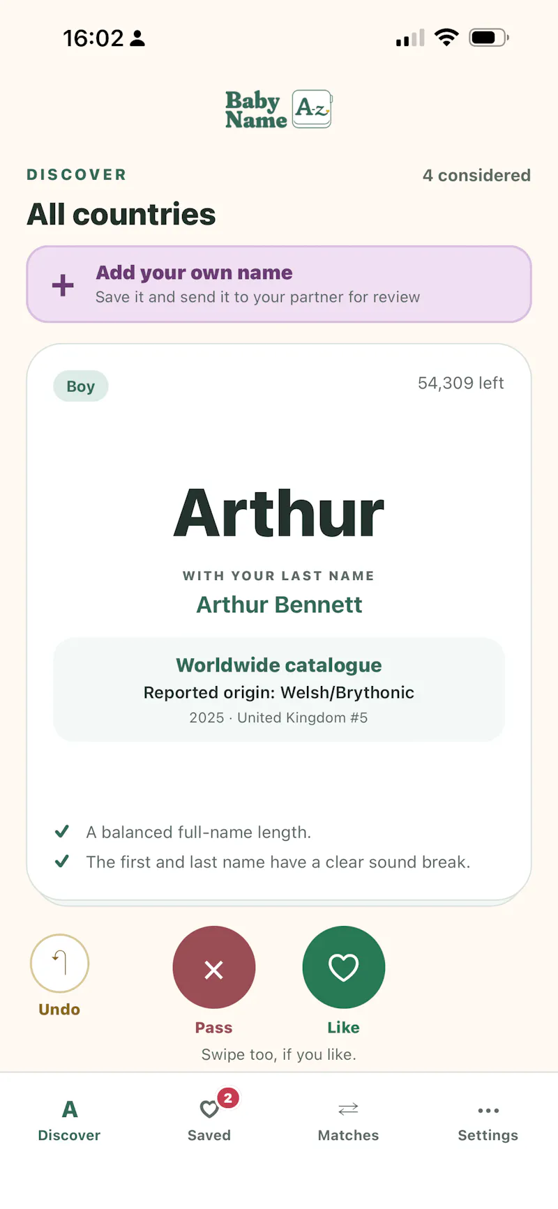 Baby Name A-Z screenshot 1