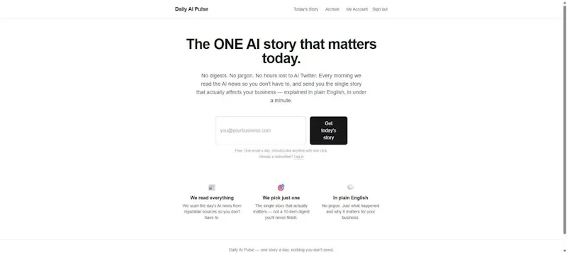 Daily AI Pulse screenshot 5