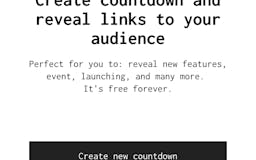 ⏰ Countdown to link media 1