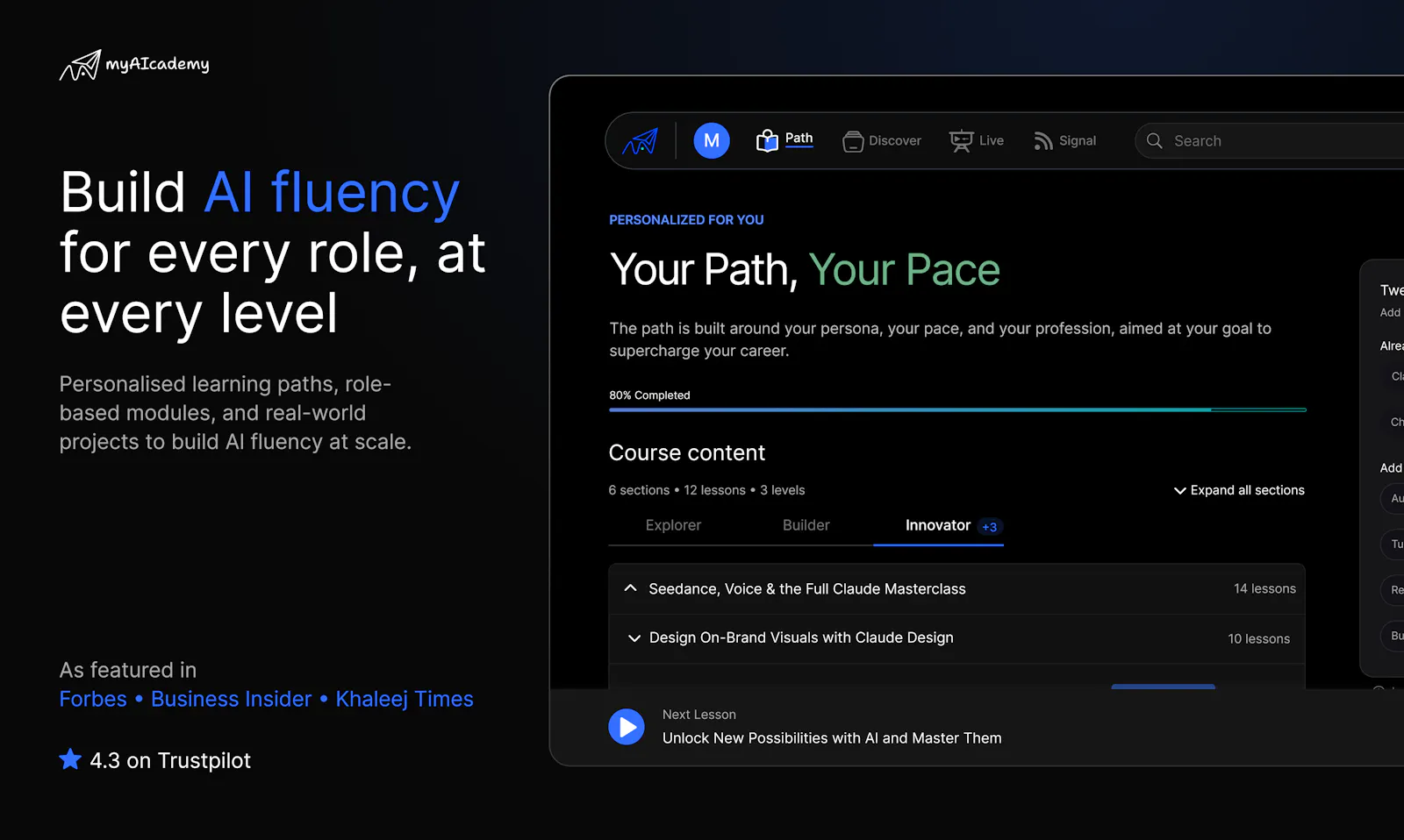 myAIcademy screenshot 2
