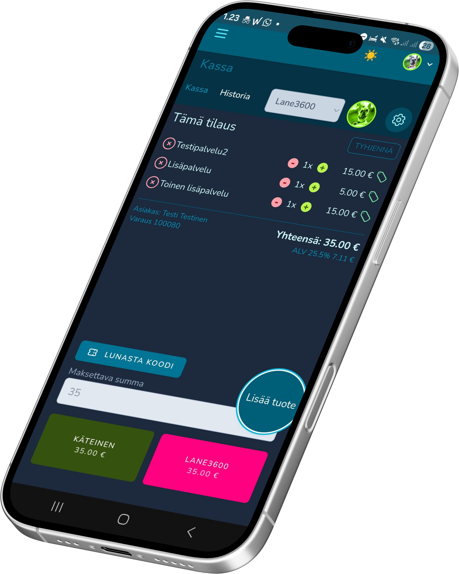 Aikanen - Screenshot 2 showing product features and functionality