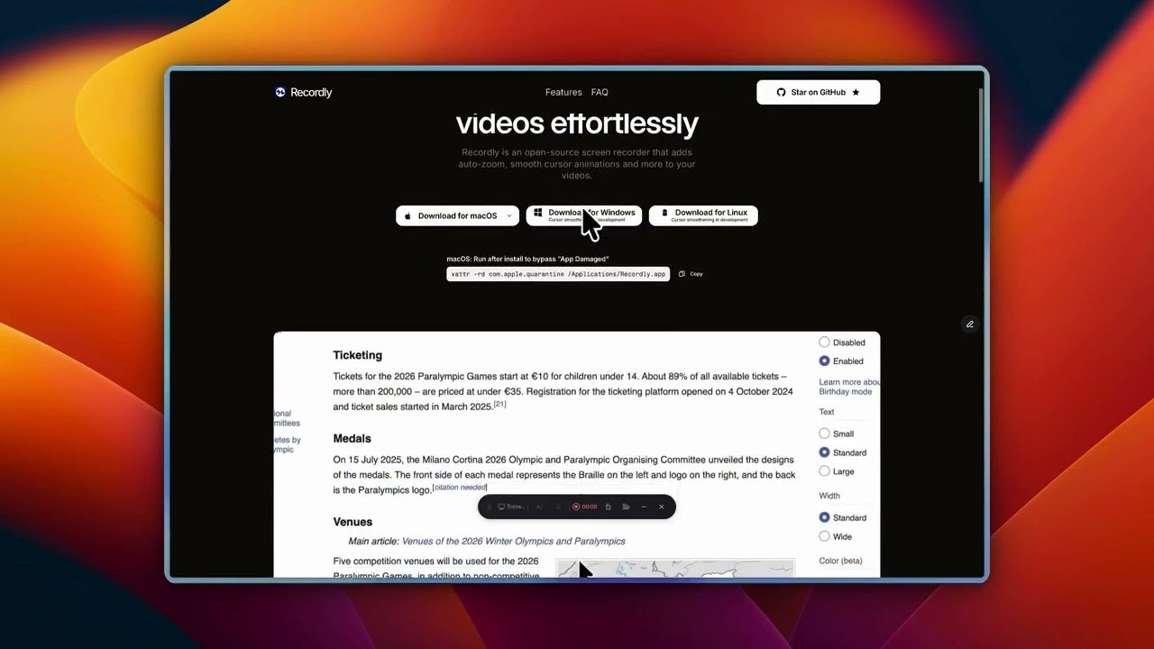 Recordly gallery image