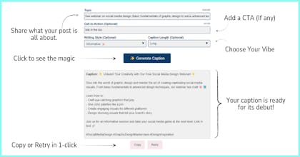 Social Media Caption Generator gallery image