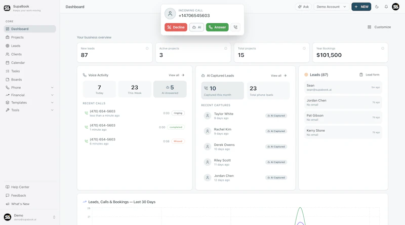 SupaBook screenshot 2