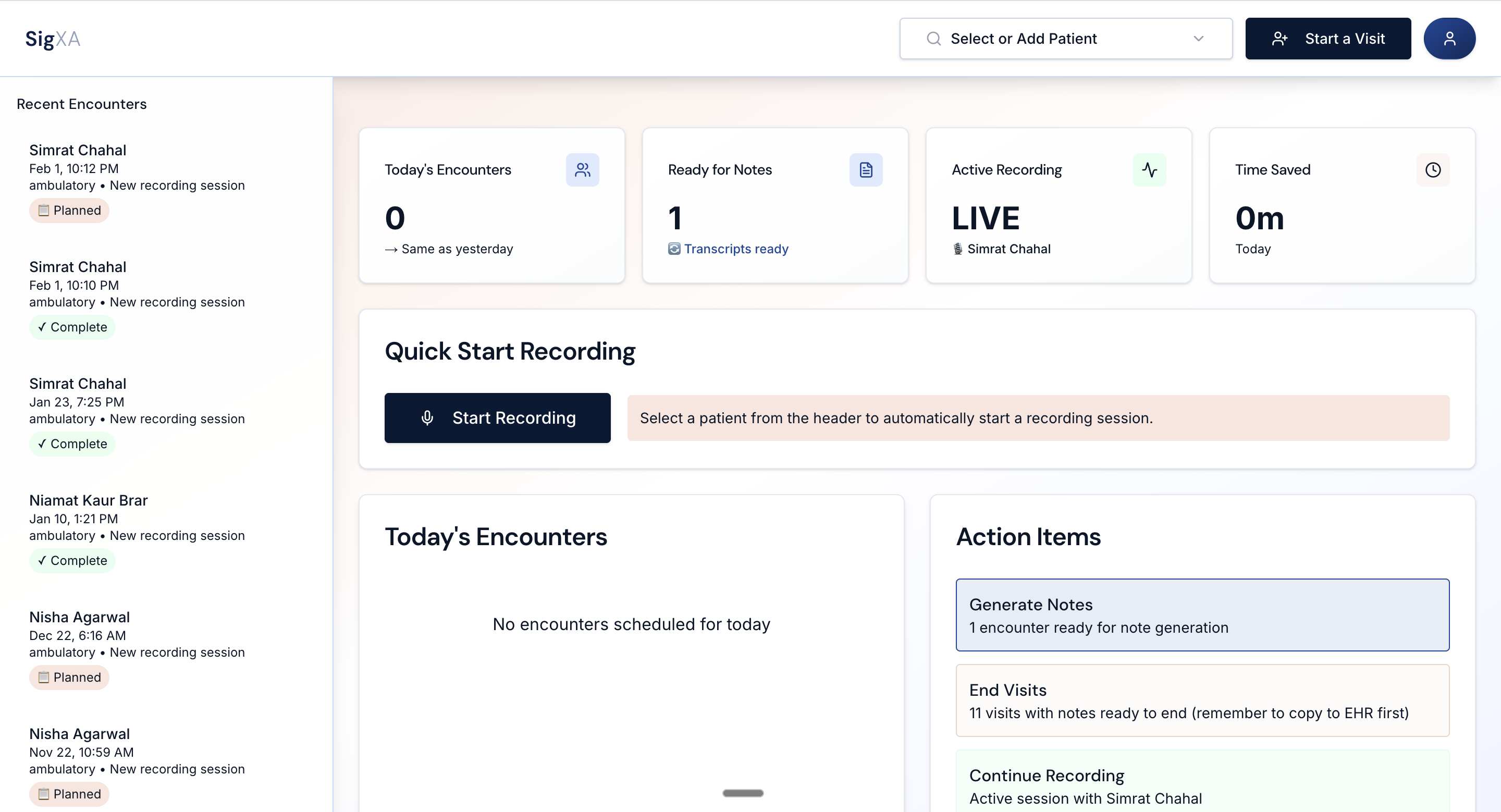 SigXA - Screenshot 3 showing product features and functionality