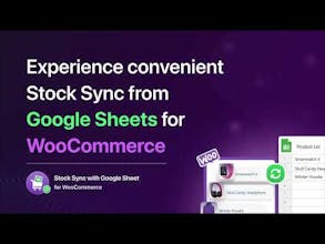 Stock Sync for WooCommerce with Google Sheet gallery image