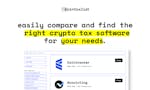 Crypto Tax Software Comparison Tool image