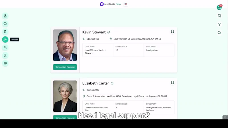 Justiguide screenshot 1 (video preview)