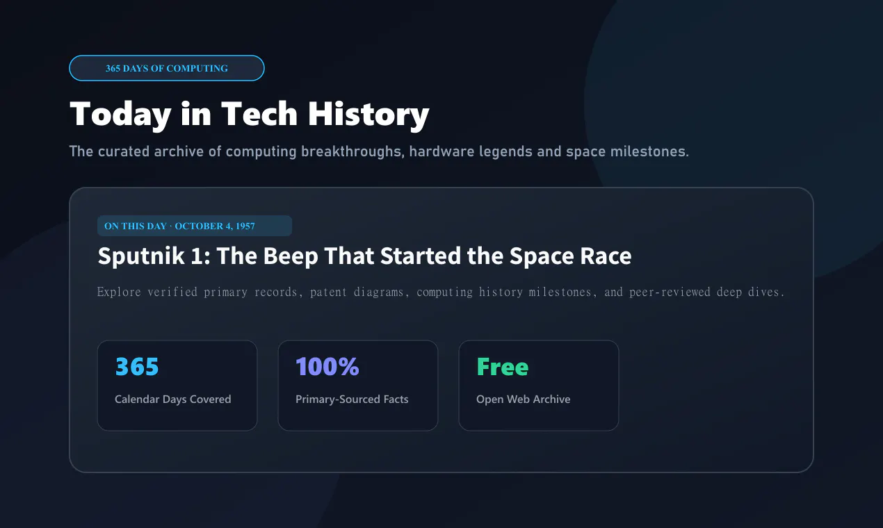 Today in Tech History gallery image