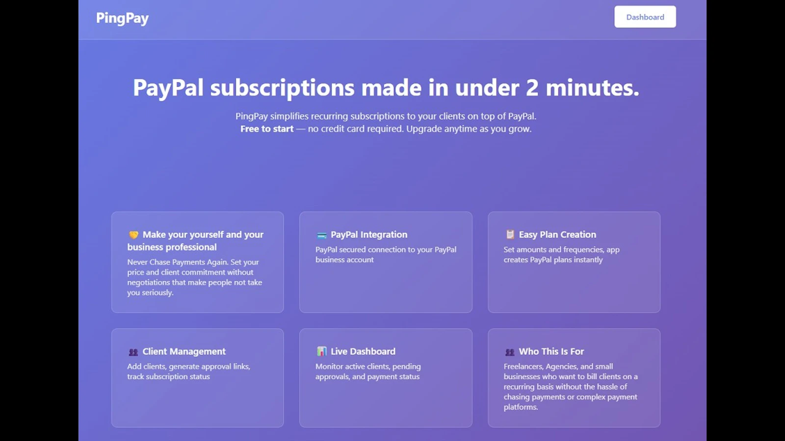 PingPay screenshot 1 (video preview)