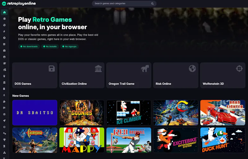 RetroPlayOnline screenshot 1