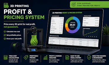 3D Printing Profit & Pricing System gallery image