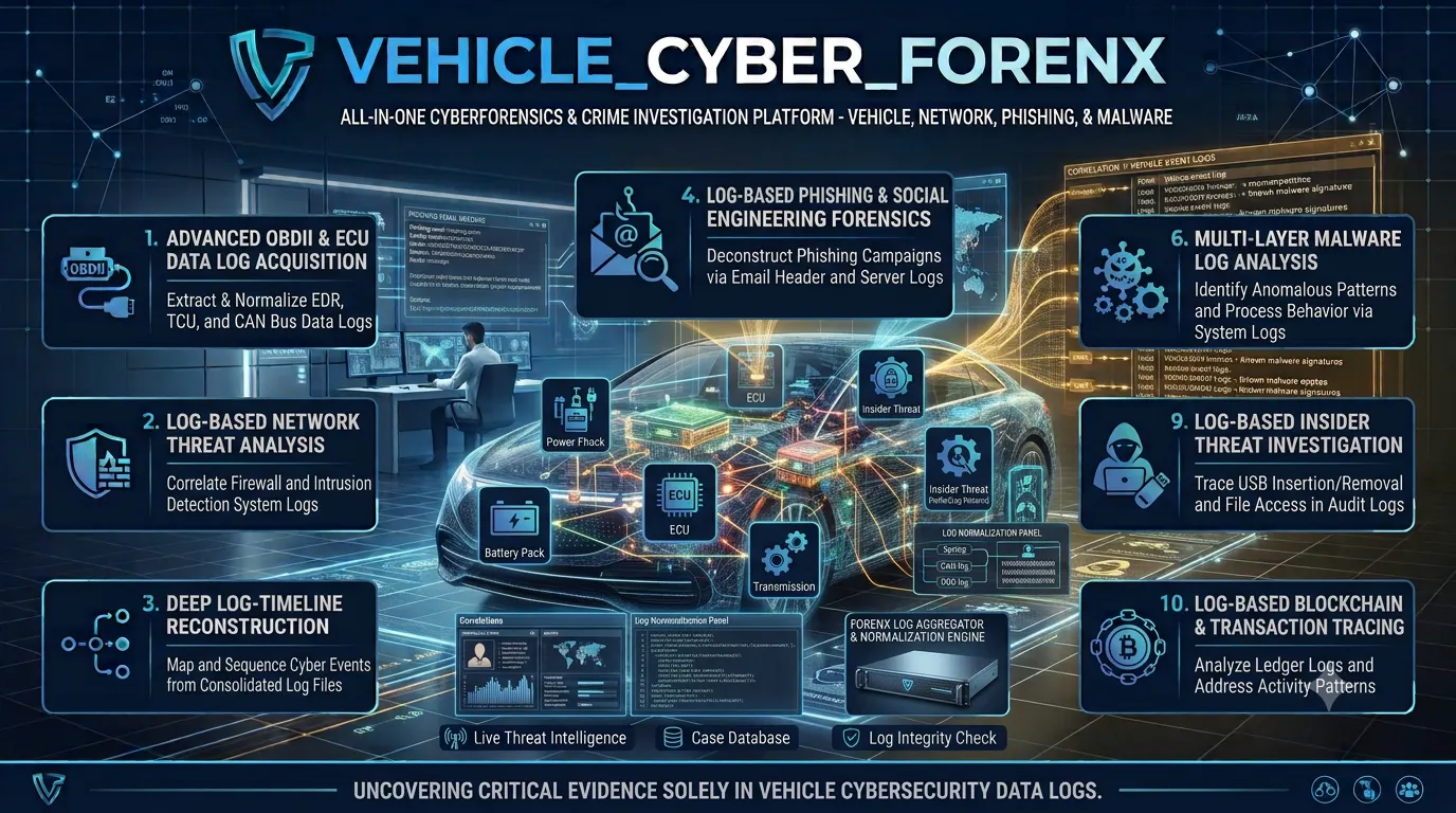 Vehicle Cyber ForenX Tool gallery image