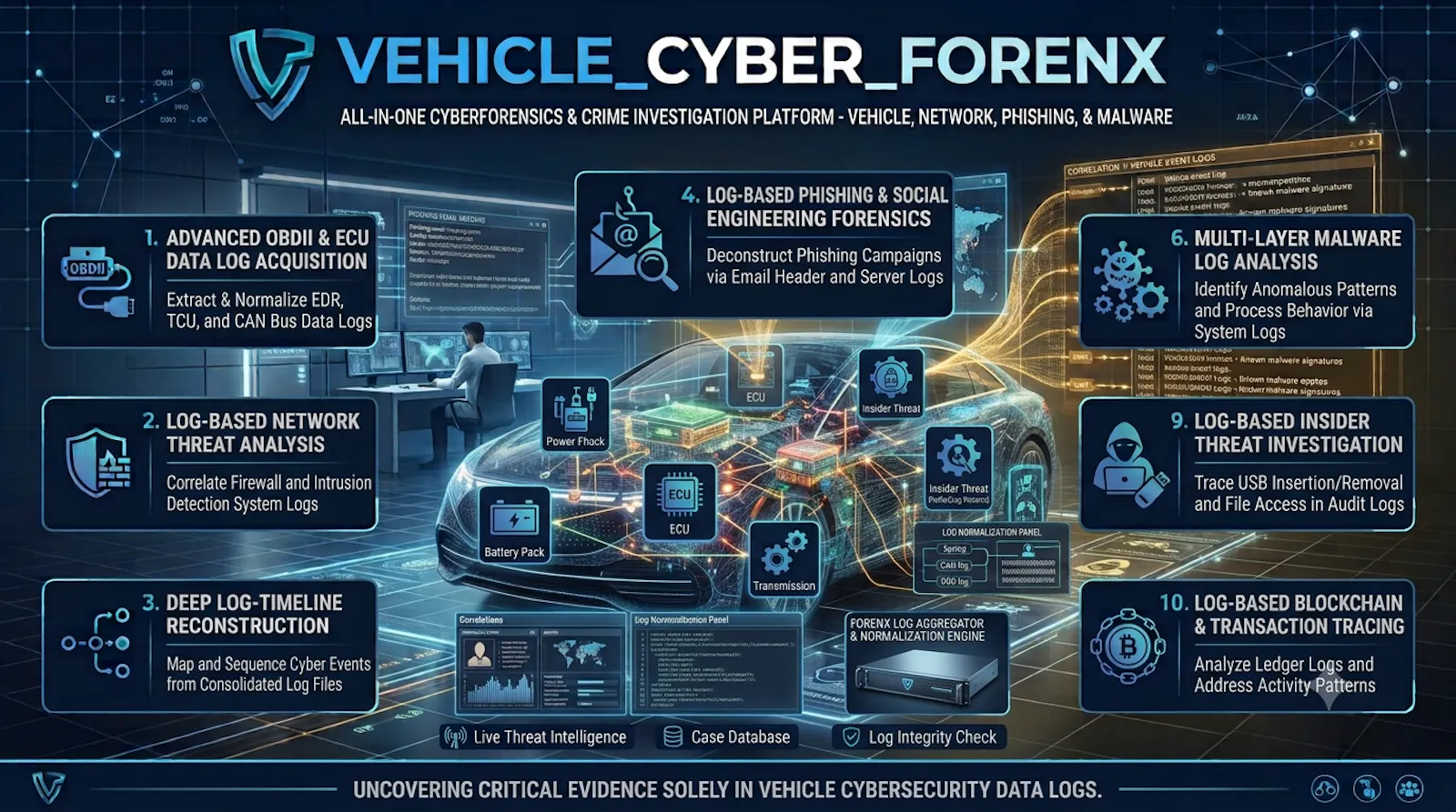 Vehicle Cyber ForenX Tool screenshot 2