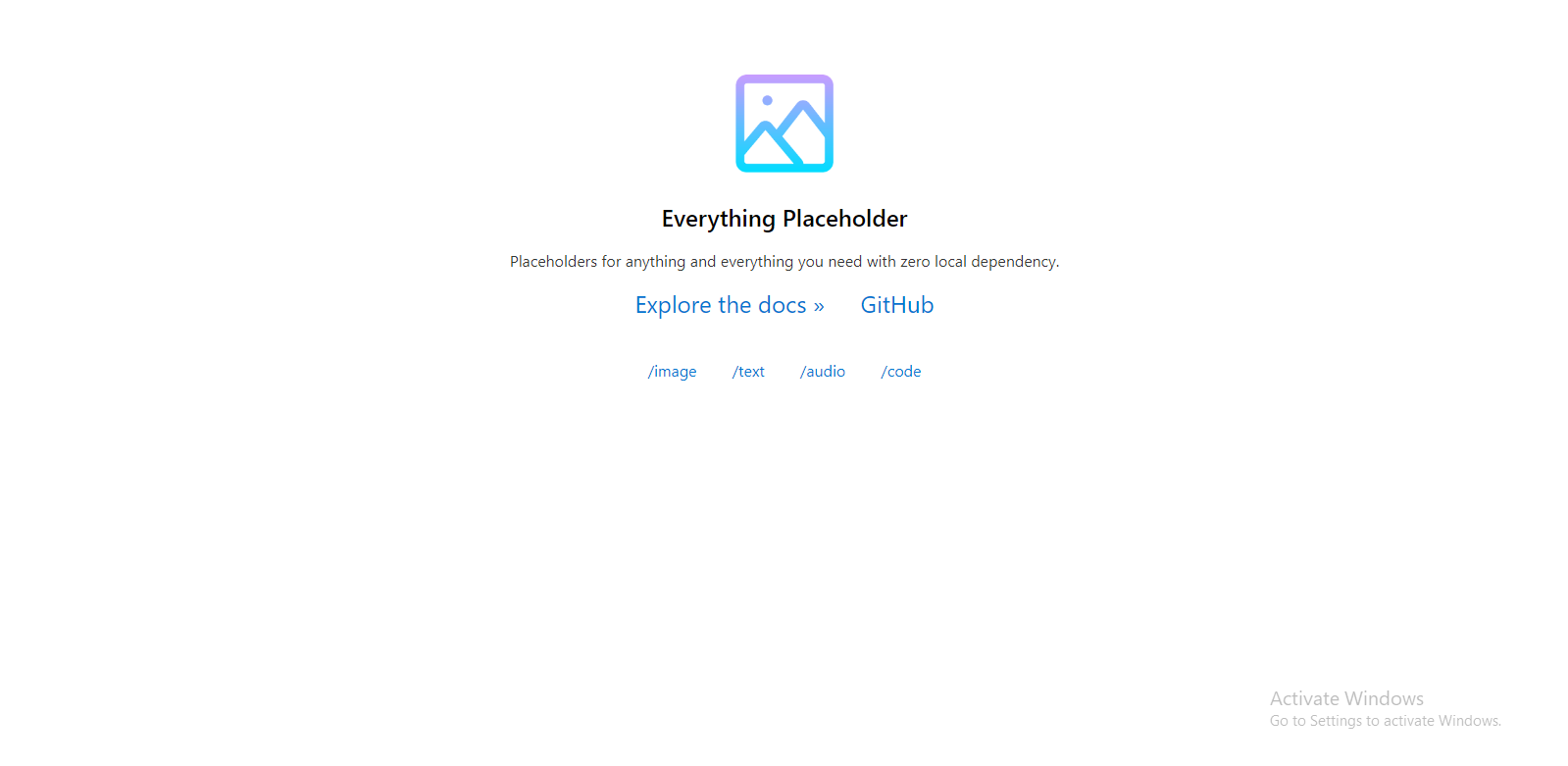 Everything Placeholder gallery image