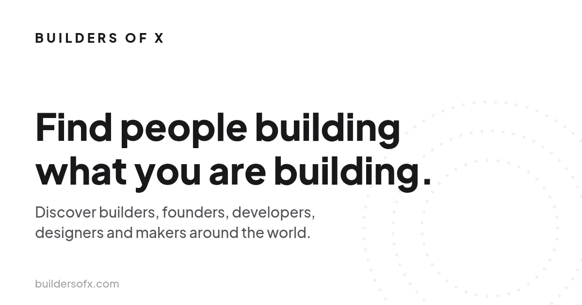 Builders of X gallery image