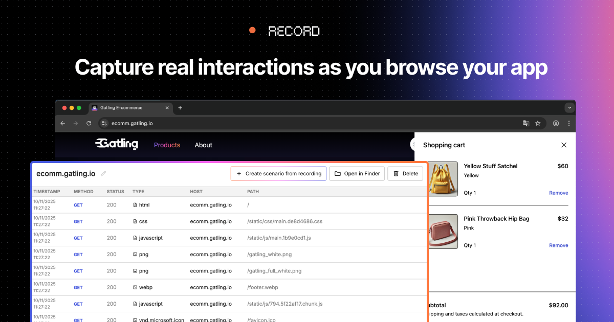 Gatling Studio - Screenshot 3 showing product features and functionality