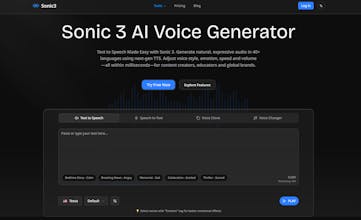 Sonic 3 AI Voice Generator gallery image