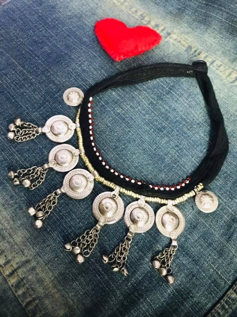 Afghan Kuchi Tribal Choker Necklace 