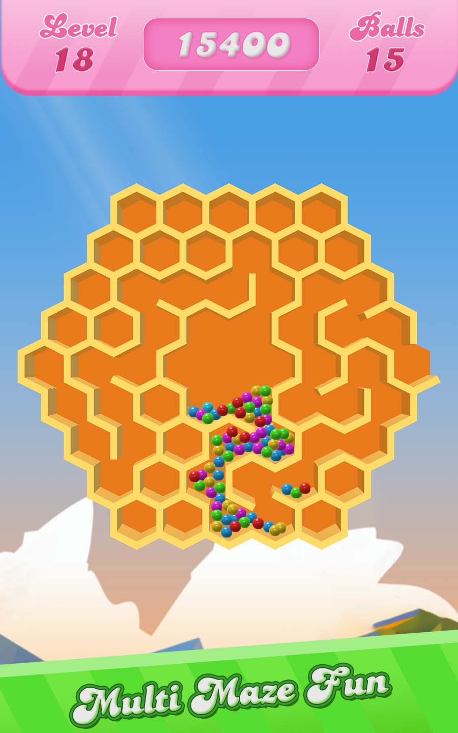 Kaçış Maze 3D - Top toplayın media 2