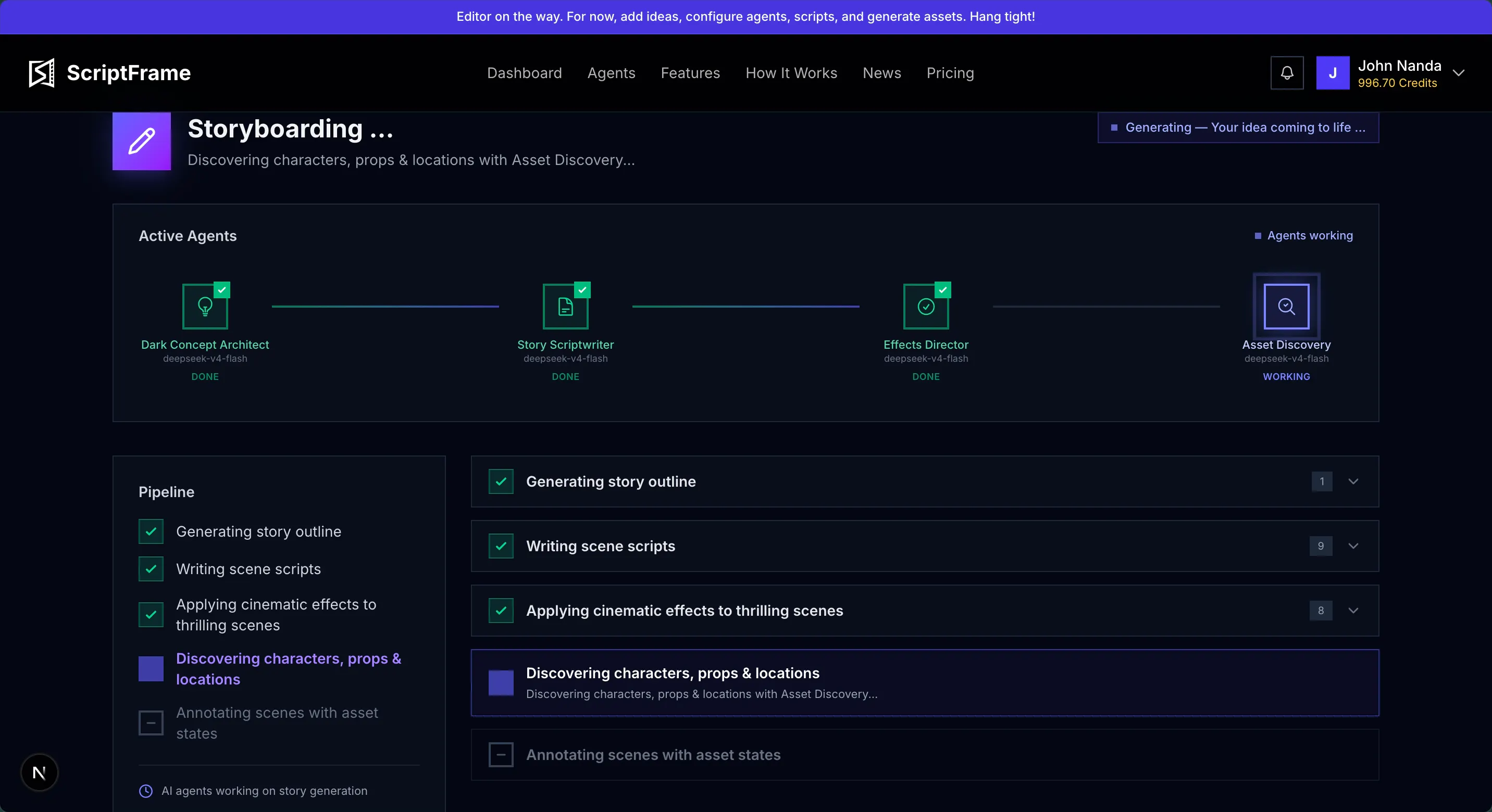 ScriptFrame screenshot