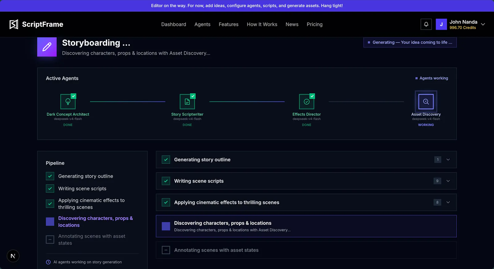 ScriptFrame screenshot 2